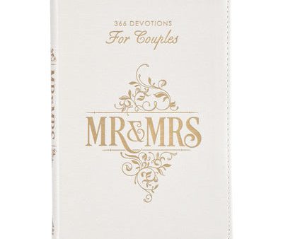 Gift Book Mr. & Mrs. White Faux Leather Online Sale