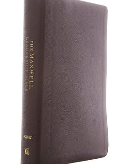 Niv, Maxwell Leadership Bible, 3rd Edition, Premium Bonded Leather, Burgundy, Comfort Print Online now