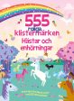 555 roliga klistermärken. Hästar och enhörningar Supply